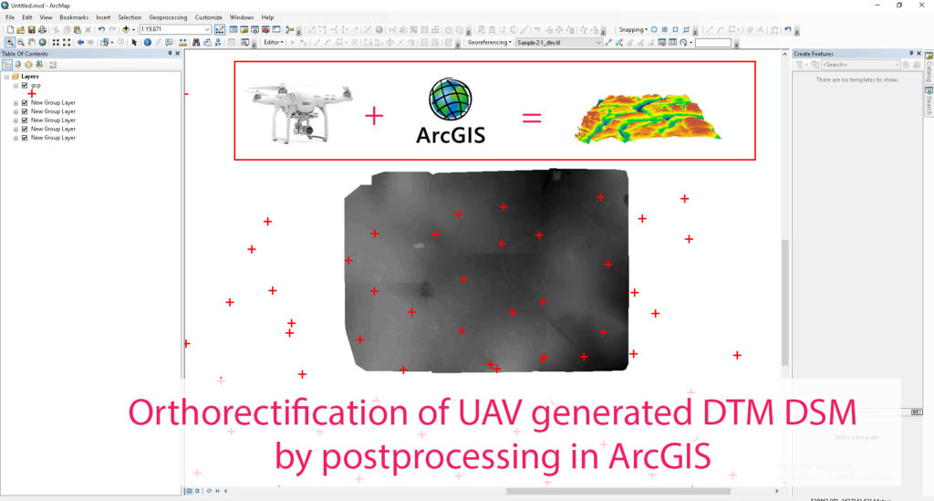 GIS0014-2018.10.02-Orthorectification-of-UAV-generated-DTM-DSM-using-postprocessing-in-ArcGIS-feature